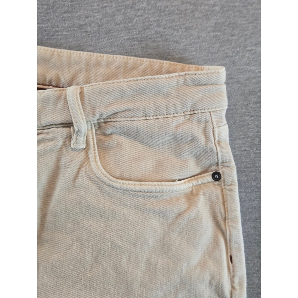 Loro Piana Quarona Pants Mens 36 Beige Italian Cotton Stretch 5 Pocket Trousers - Picture 9 of 15